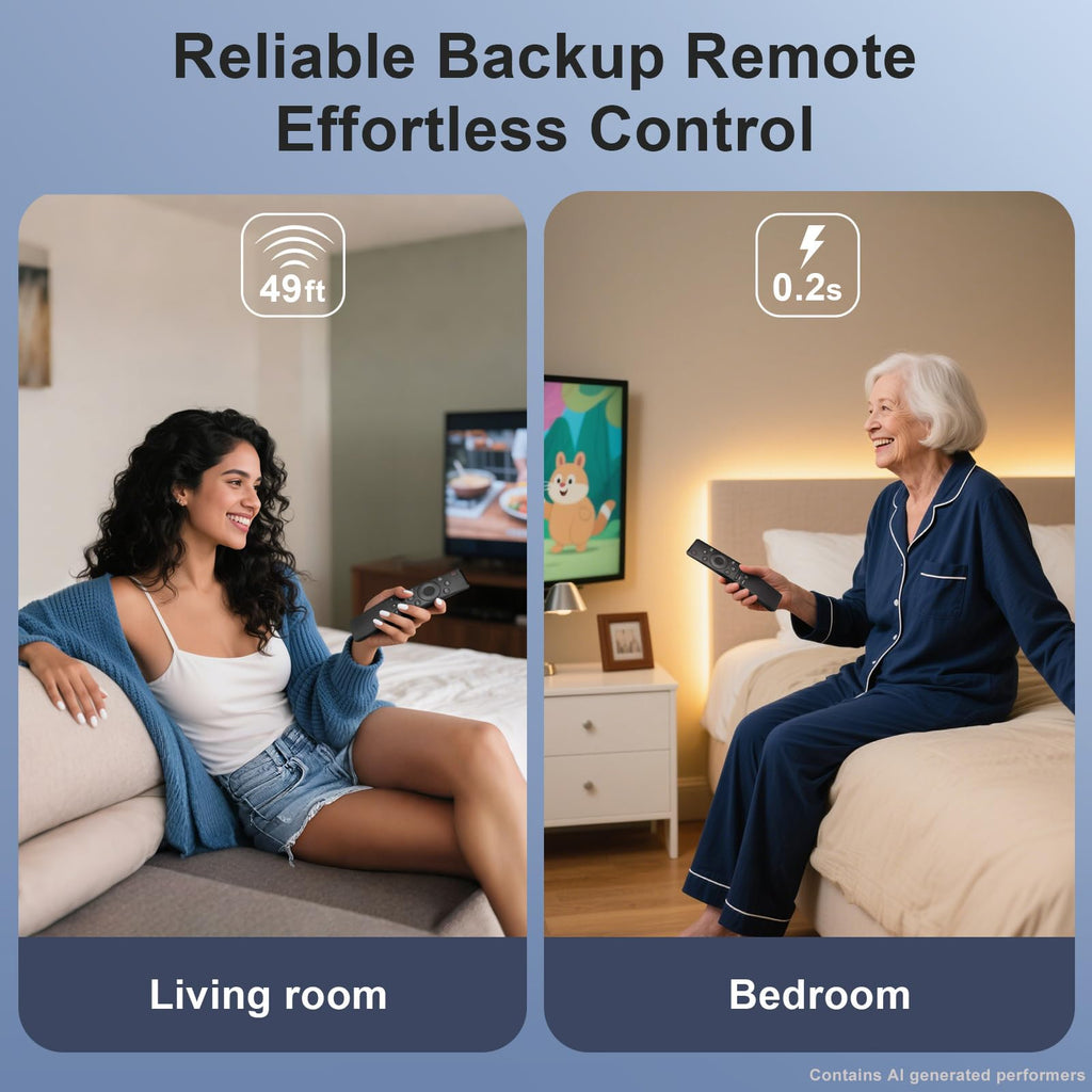 【2-Pack】 for Roku TV Remote,Replacement for TCL,ONN, Hisense Roku TVs