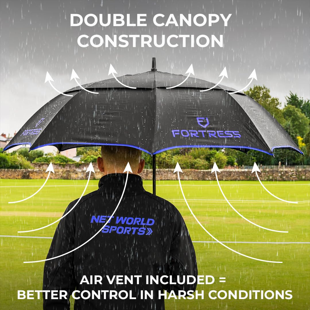 FORZA Sport Umbrellas | 60" Double Layered Canopy With a Locking Button For Instant Opening