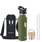 Sparrow Insulated Water Bottle W/Straw -Metal Water Bottles-500ml&750ml&1L