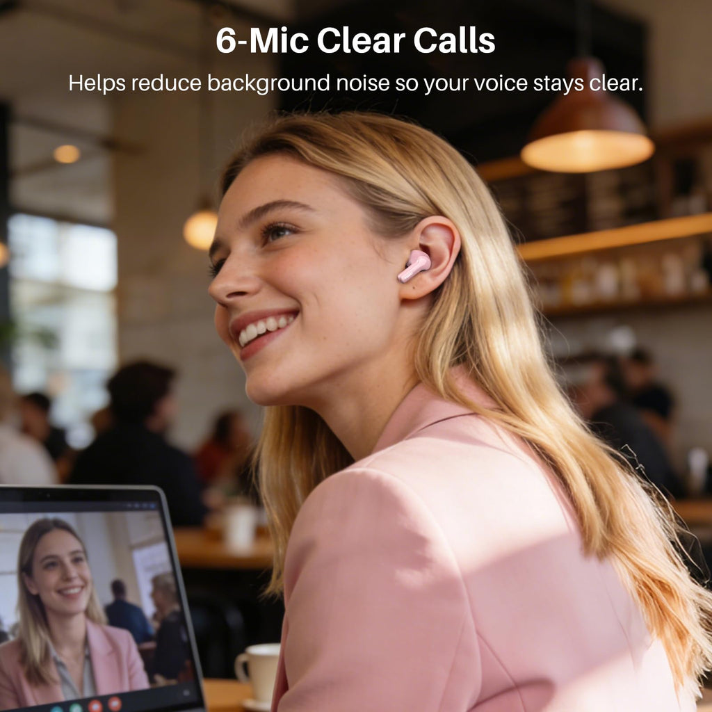 TOZO Hybrid Active Noise Cancelling in Ear Wireless Earbuds, 68H Playtime