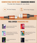 2-Pack 1M USB C Cable 3.1A Fast Car Charger Cable Compatible for iPhone 17 air 16 15 Plus Pro Max, Samsung Flip/Fold 7 6 5 4 3 S26 S25 S24 S10 S20 S21 S22 S23 A16/15/14/13/12 A35/A34 A56/55/54, Pixel