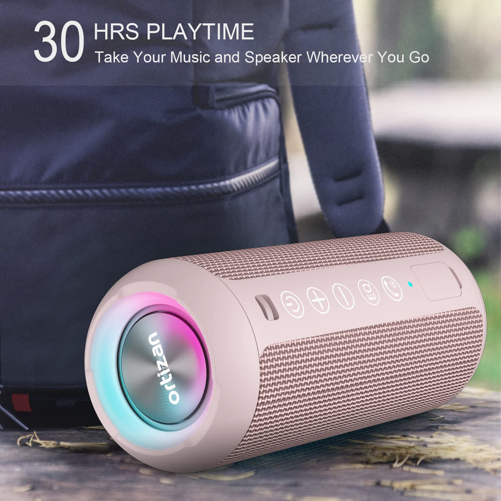 Ortizan X10 Portable Bluetooth Speaker (1st Gen), IPX7 Waterproof, Wireless