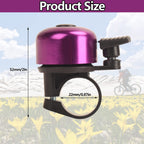 Bike Bell Bicycle Bell with Loud Crisp Clear Sound, Road and Mountain Bike Bell Adults Kids(8 colors)