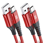 2-Pack 1M USB C Cable 3.1A Fast Car Charger Cable Compatible for iPhone 17 air 16 15 Plus Pro Max, Samsung Flip/Fold 7 6 5 4 3 S26 S25 S24 S10 S20 S21 S22 S23 A16/15/14/13/12 A35/A34 A56/55/54, Pixel