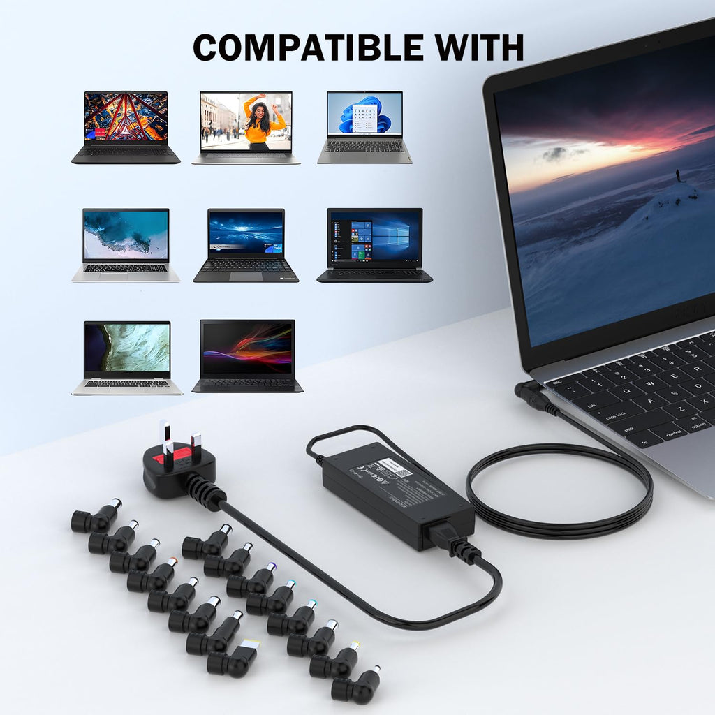 65W Laptop Charger Compatible with Microsoft Surface Pro Laptop Book Go