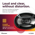 Pioneer F-Series TS-F1035R 4" 2-Way Coaxial Car Speakers 150W Max