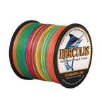 Hercules Braided Fishing Line 4 Strands 100m-2000m 6lb-100lb Super Strong PE Fishing Wire Multifilament Fishing Lines for Saltwater & Freshwater Fishing