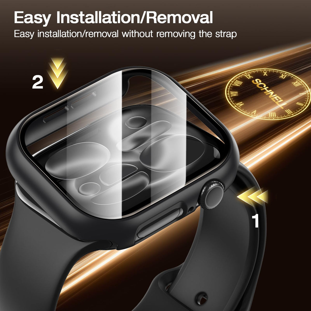 LK for Apple Watch Ultra 4/3/2 49mm Privacy Screen Protector