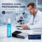 Betron Screen Cleaner Spray Kit with Cloth for TV, Laptop, Monitor, 500ml
