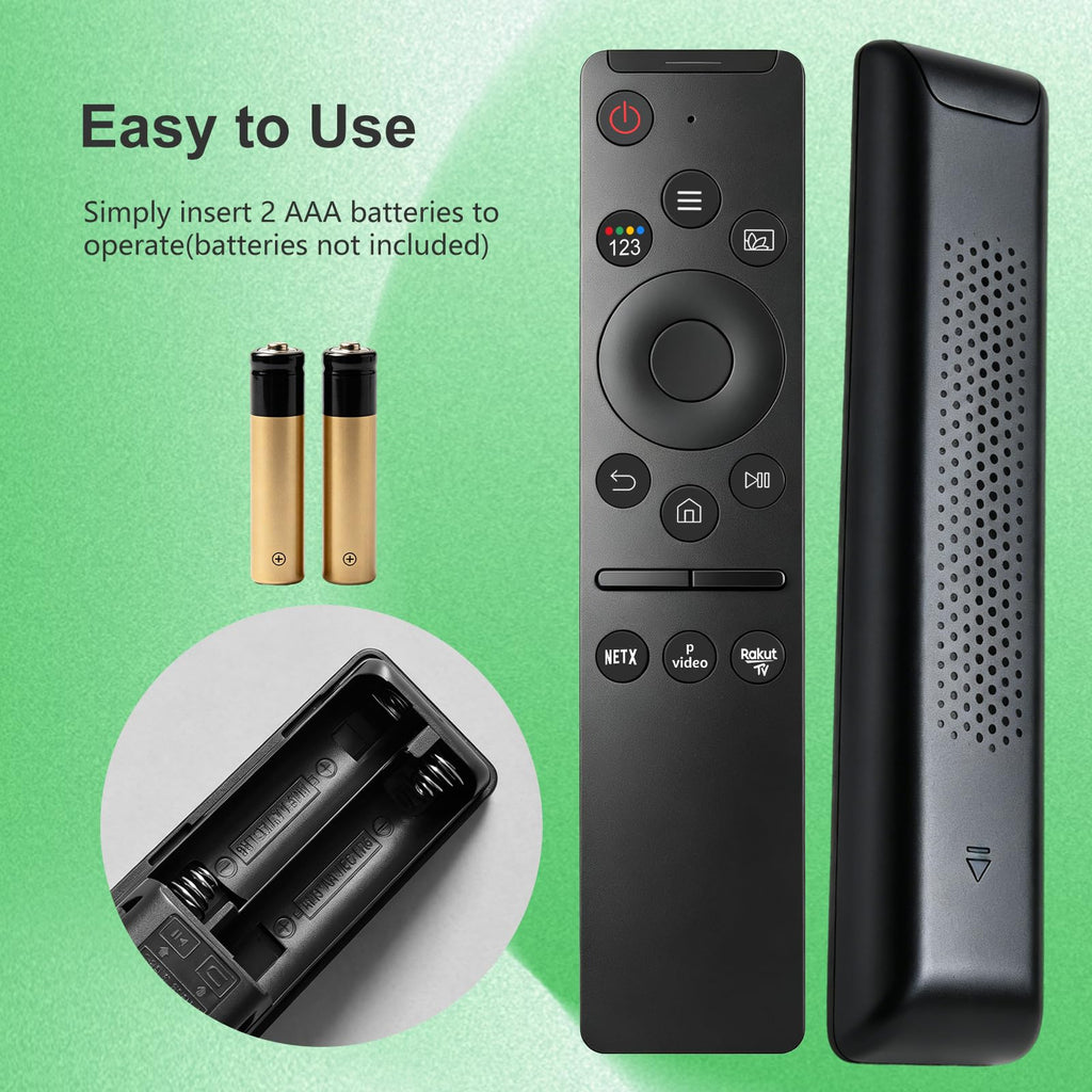 2 Pack Universal Remote for Samsung TV Remote Control with Prime Video, Netflix, Rakute TV Button, Samsung Remote Controls for Smart TV LCD UHD LED Hdtv QLED 3D 4K 8K TVs All