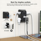 3 Pack Surge Protector Outlet Extender, 6 Outlet Splitter with 4 USB Ports (2 USB C), Multi Plug Wall Outlet 1050J Power Strip, USB Wall Charger for Home Office Kitchen Travel-ETL