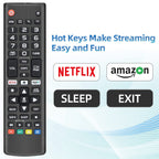 Rechargeable TV Remote for Samsung Smart TVs, Replacement for All 2019-2026 Samsung TV Remote Control with Voice Control. USB-C Fast Charging. Solar Charging. 2-Year Warranty.