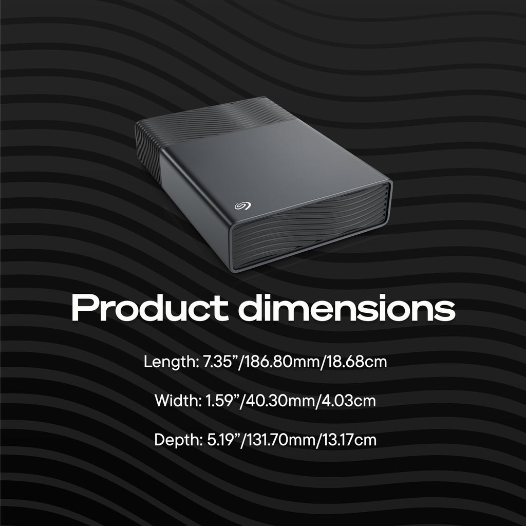 Seagate 5TB Portable Hard Drive | USB 3.0 (STGX5000400)