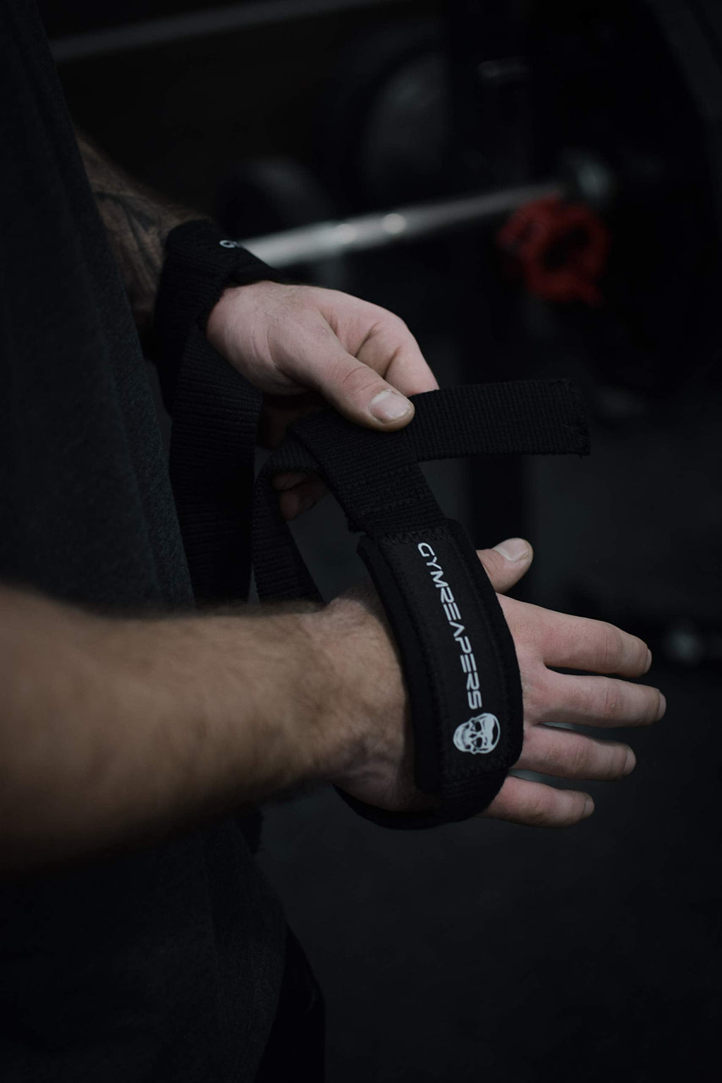 Gymreapers Lifting Wrist Straps for Weightlifting, Bodybuilding, Powerlifting, Strength Training, & Deadlifts - Padded Neoprene with 18" Cotton