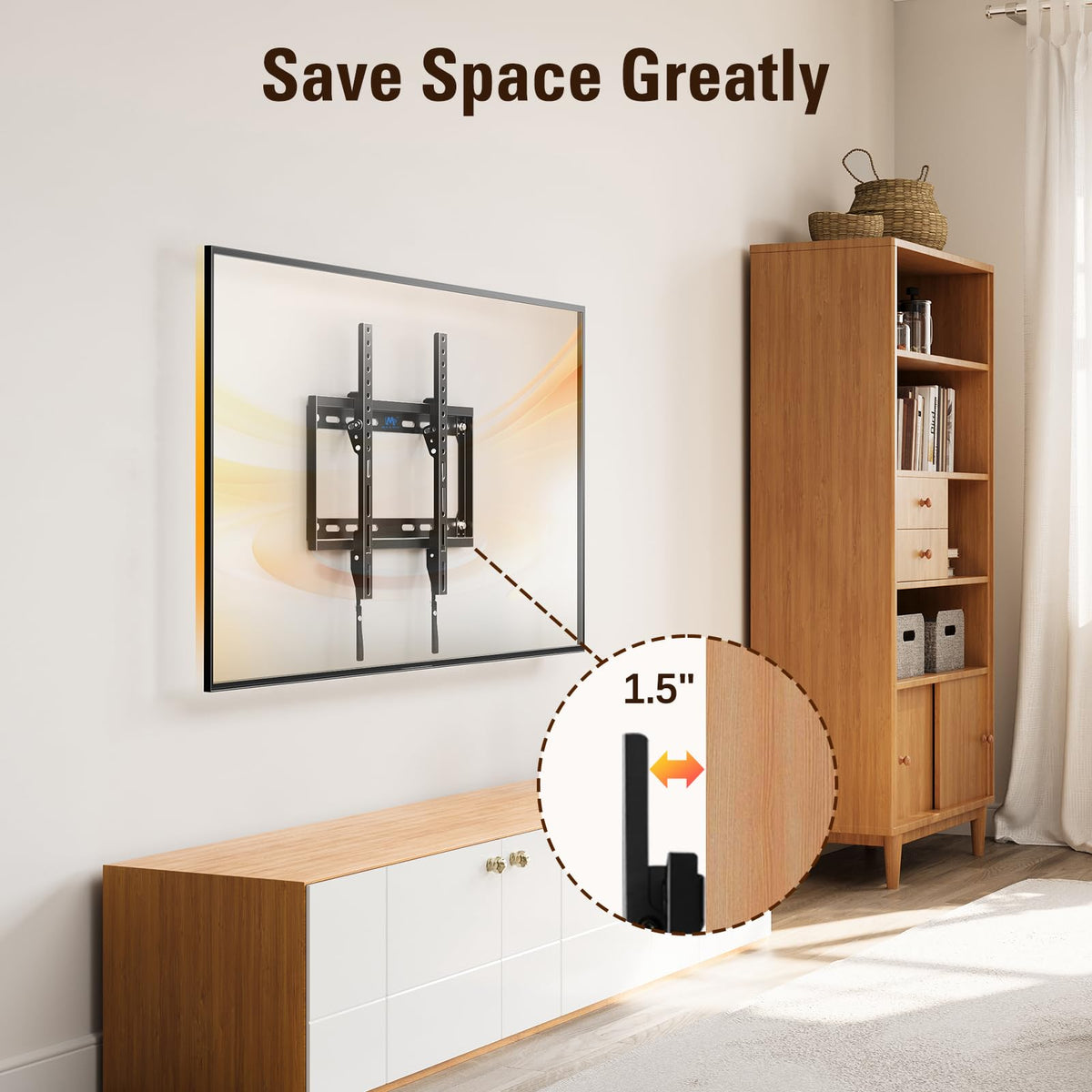 Mounting Dream Full Motion TV Wall Mount for 32-70 Inch TVs up to 110lbs