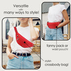 MAXTOP Large Bumbag Waist Fanny Pack Running Belt for Men Women Unisex Bum Bag with Headphone Jack and 4-Zipper Pockets Adjustable Belt for Travel Running Jogging Workout Hiking Gifts All Black
