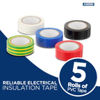 Status IONOS Red PVC Tape, 33 metres, Pack of 1