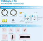 Midea 18 Inch Built-in Dishwasher, 8 Place Settings, Stainless Steel Tub