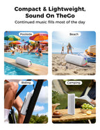 Bluetooth Speaker, 20W HD Sound, Portable Wireless, IPX5 Waterproof, Up to 24H Playtime, TWS Pairing, for Home/Party/Outdoor/Camping/Beach Essentials, Electronic Gadgets, Birthday Gift (Teal)