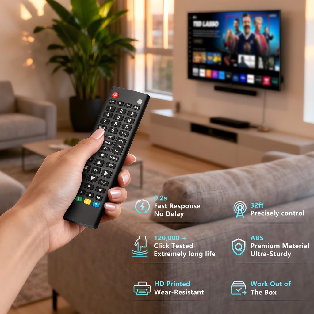 Replacement for Apple-TV-4K-Remote, Remote Control for Apple TV 4K/HD