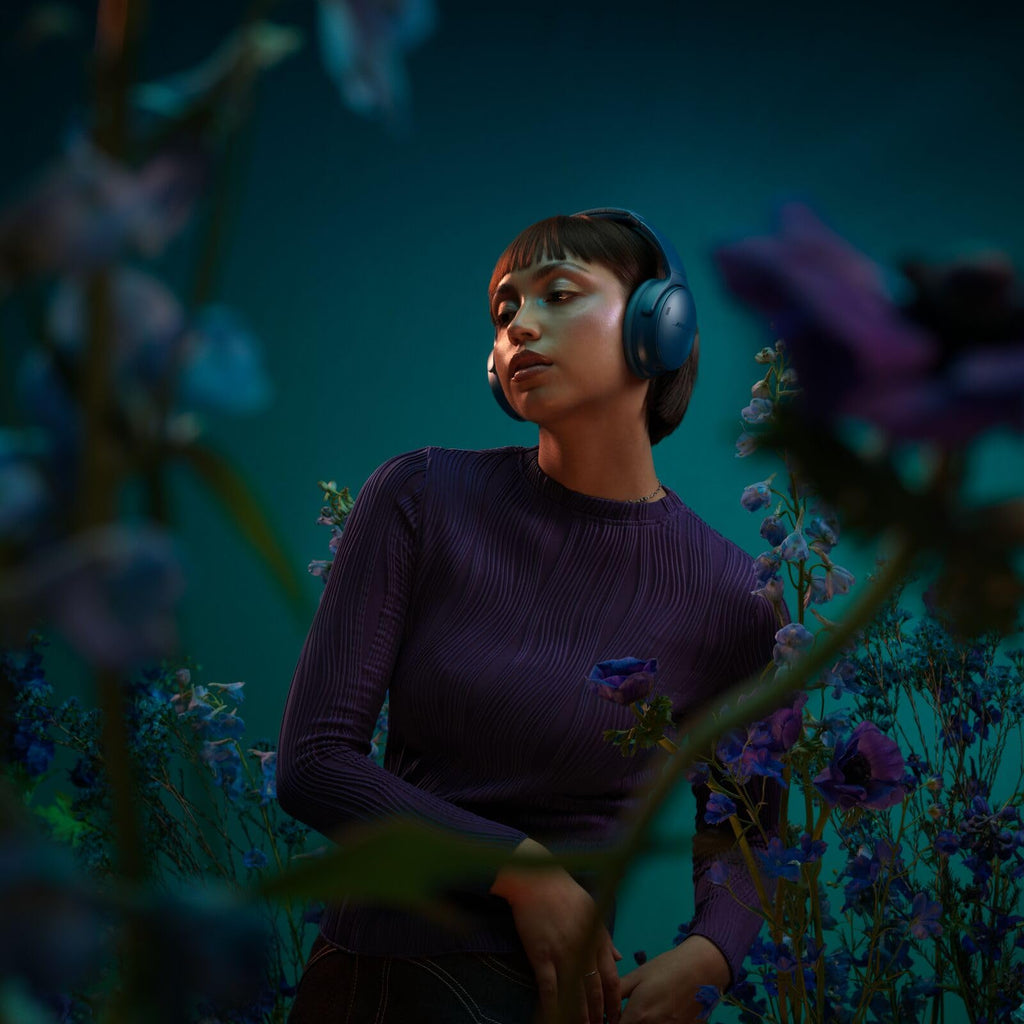 Bose QuietComfort Headphones - Wireless Bluetooth Headphones, Active Over Ear Noise Cancelling and Mic, USB-C Charging, Deep Bass, Up to 24 Hours of Playtime, Sandstone