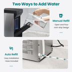 Gevi V2.0 Nugget Ice Maker Countertop,38lbs/Day,Black