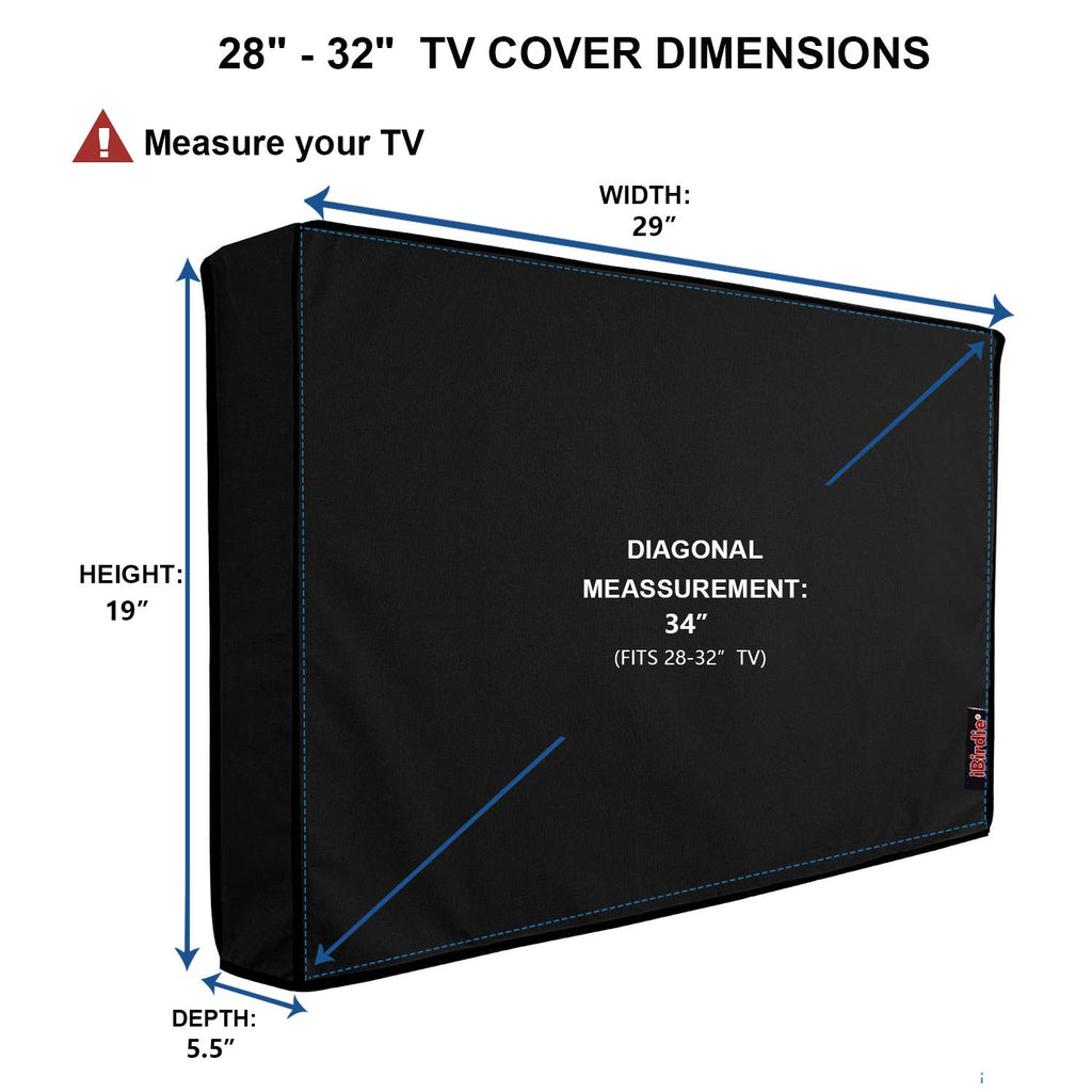 iBirdie Outdoor TV Cover 52 to 55 inch Weatherproof and Waterproof