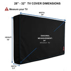 iBirdie Outdoor TV Cover 52 to 55 inch Weatherproof and Waterproof