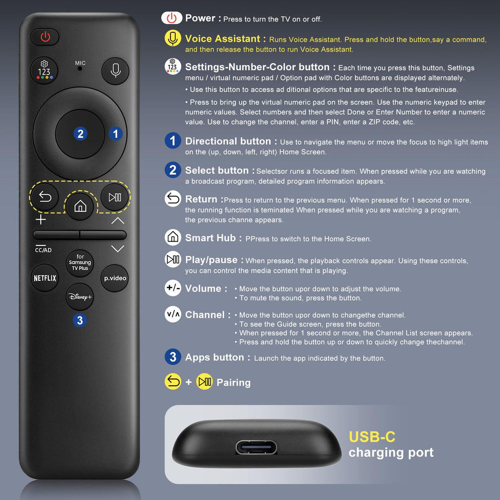 Only for TCL Google TV Remote Control Replacement, Responsive, No Setup