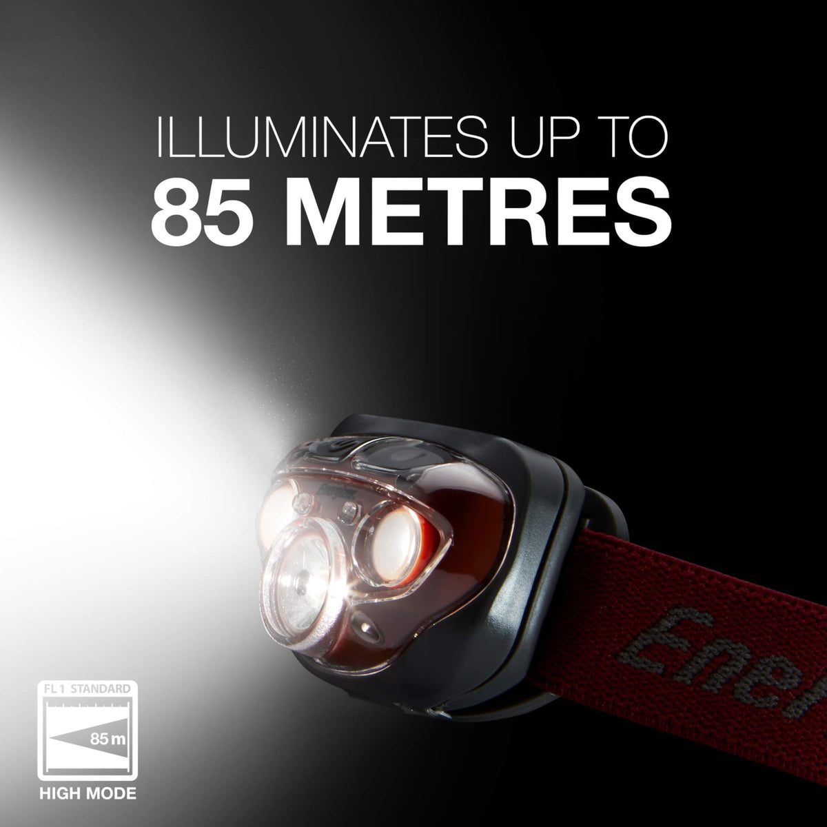 Energizer Vision HD+ 260 Lumen Head Torch, Super Bright LED, 7 Modes
