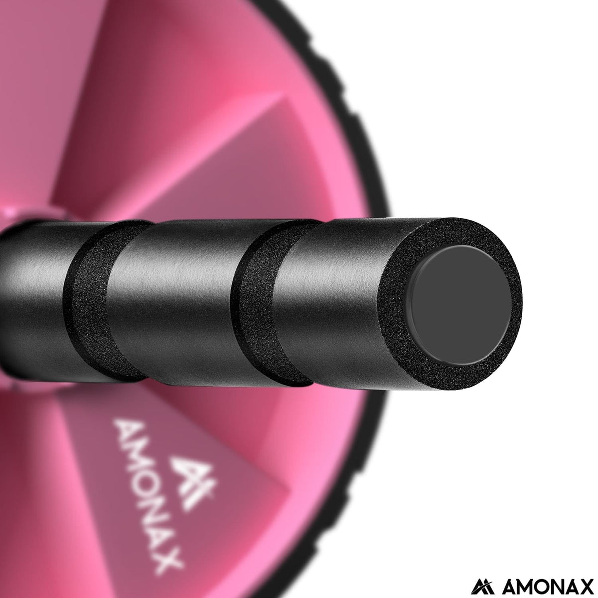 Amonax Convertible Ab Wheel Roller with Large Knee Mat for Core Abs Rollout