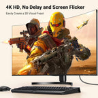 UGREEN 4K Displayport to HDMI Cable 2M Unidirectional Braided DP to HDMI