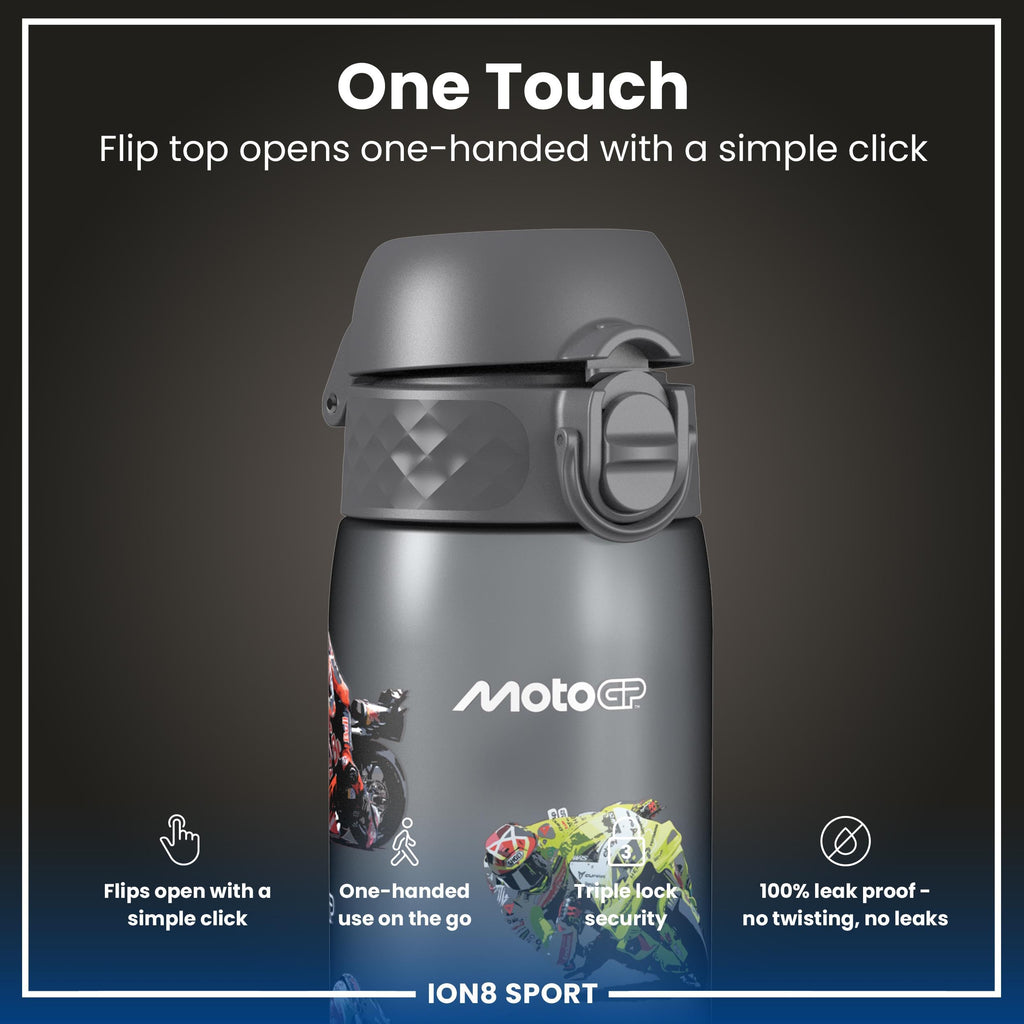 ION8 Leak Proof Water Bottle, 500ml (18oz), Fighter Jets
