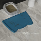 OHMO Silicone Cat Food Mat for Food&Water Bowls, 46x25cm, Honey