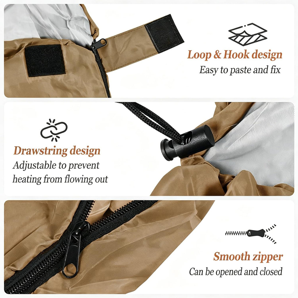 Sleeping Bag for Camping,Sleeping Bags for Adults Backpacking Waterproof,3 Seasons Adult Blanket,Small Packed Ultralight Carry Bag, Soft,Thick and Warm,for Outdoor Camping,Travel,Hiking
