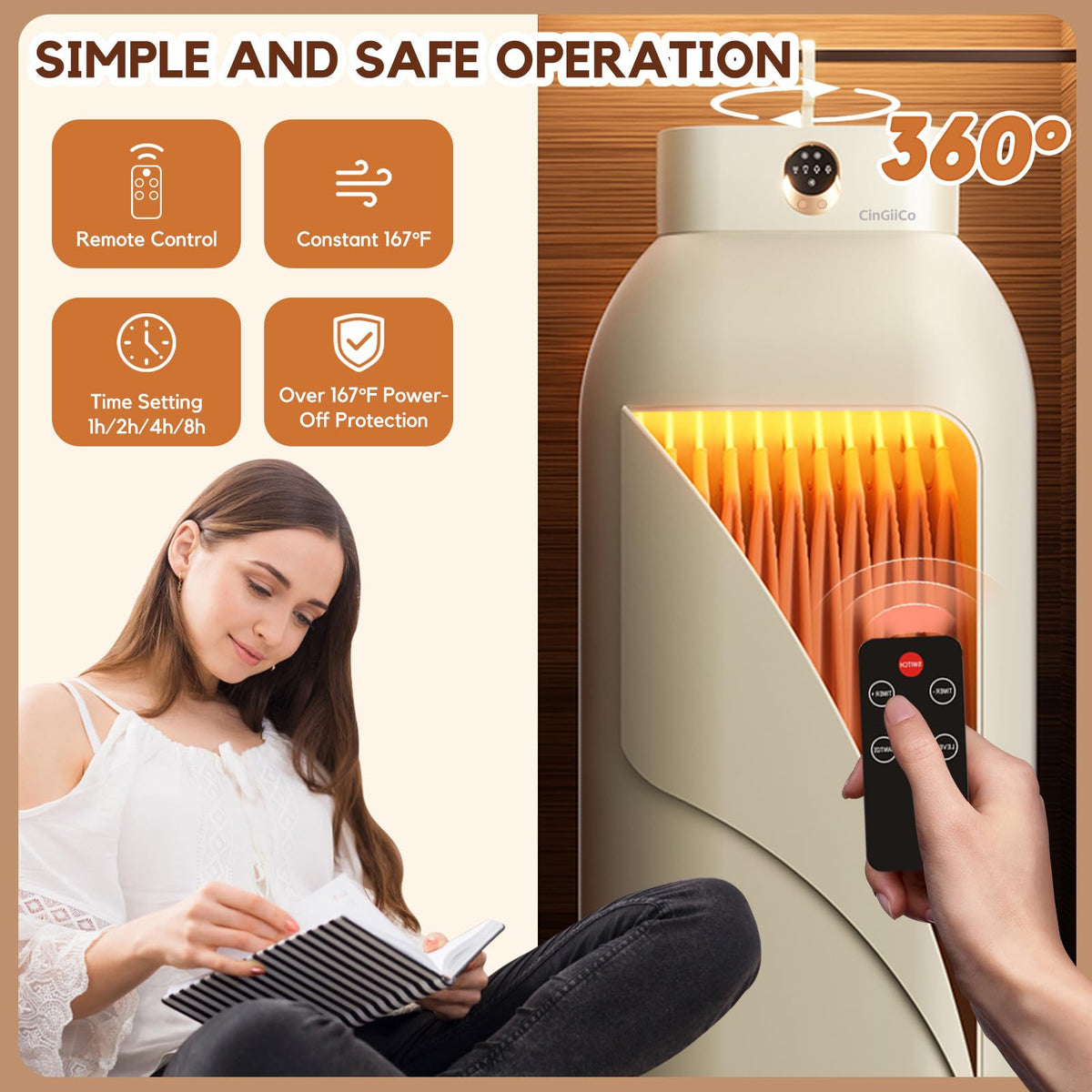 Portable Clothes Dryer, Clothes Dryer Hold 12 Items Up, With Time Setting、Remote Control, Portable Dryers For Laundry, Apartments, RV, Travel, Low noise、Energy Saving (Grey)