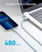 Anker USB A to Lightning Cable,MFi Certified(1.8m, 1Pack, Black)