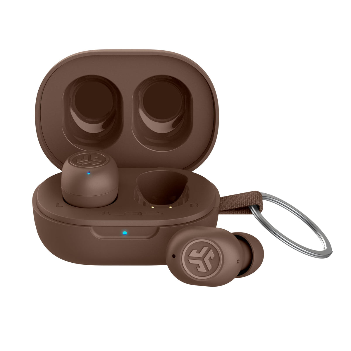 JLab JBuds Mini True Wireless Earbuds, Bluetooth Multipoint, Charcoal Black