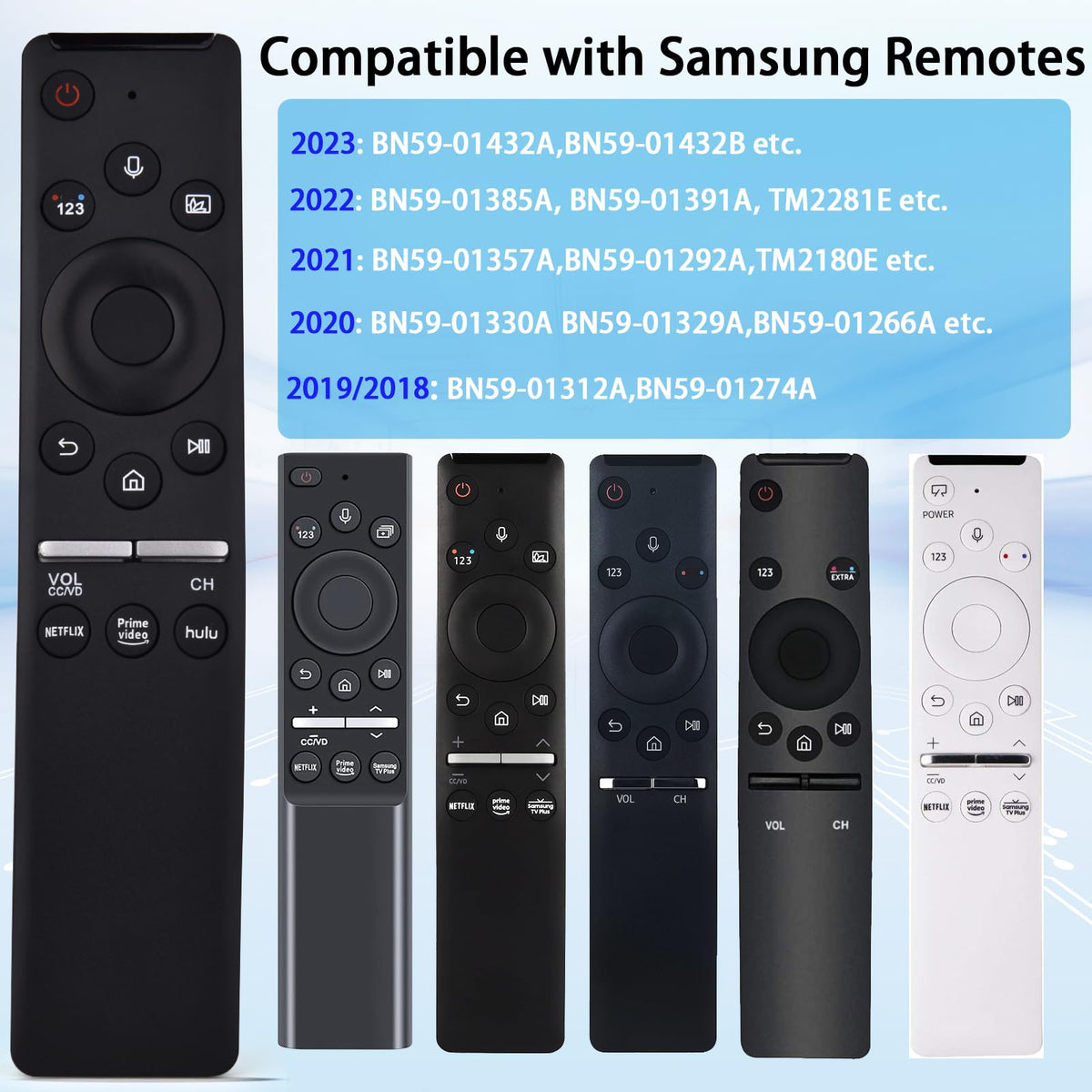 Replacement for Hisense Smart Google TV Voice Remote Control