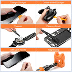 JOREST 24Pcs Precision Screwdriver Set with Torx T1 T2 T3 T5 T6 T8 T9 T15, Triwing Y00, Star P2/P5, Phillips PH00, Mini Repair Tool for PS4, Switch, Ring Doorbell, Xbox, Laptop, Glasses, Watch