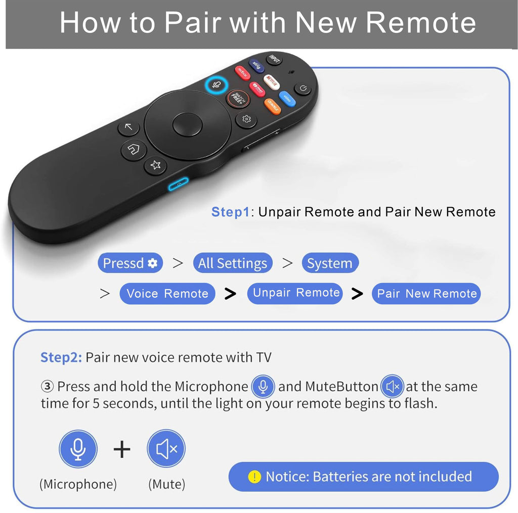 SolarCell Replacement for Samsung TV Remote 2026-2019, Solar Powered, Fast Self-Charging Samsung Smart TV Remote Control, USB-C Rechargeable, Universal, Voice Search, Bluetooth, 2-Year Warranty