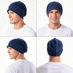 EINSKEY 100% Cotton Skull Caps for Men, Multipurpose Daily Wear Beanie Hat