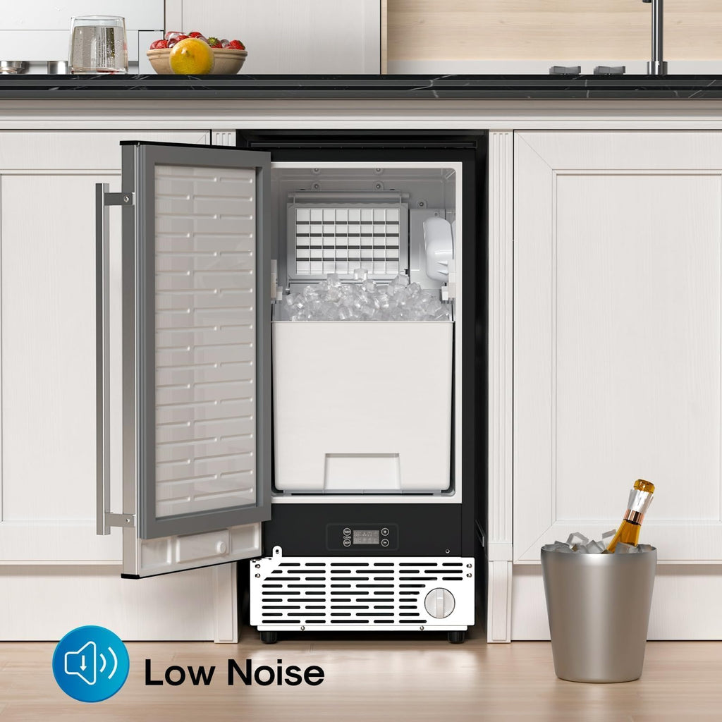 ICEPURE Nugget Ice Makers Countertop with App, Portable Ice Machine