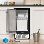 ICEPURE Nugget Ice Makers Countertop with App, Portable Ice Machine