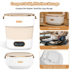 JUJOJB Portable Washing Machine, Folding 20L Mini Washer and Spin-Dryer