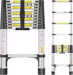 Telescopic Ladder, 3.2M Stainless Steel Loft Ladder, Ladders Extendable