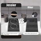 2 Burner Electric Cooktop 110V 2000W Countertop or Built-in