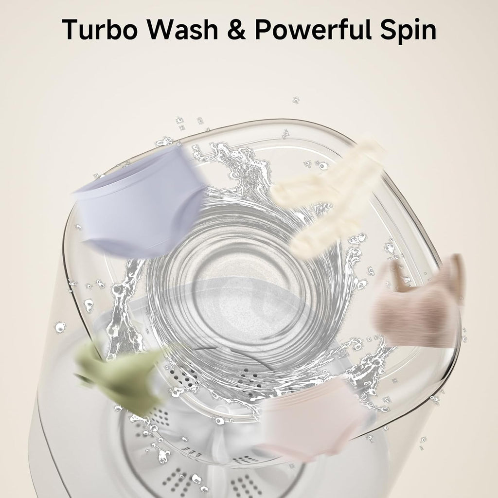 Underwear Washing Machine, 4L Mini portable washing machine, Socks, Baby Clothes, Upgraded Deep Cleaning in Apartments, Dorms, Travel, Quiet USB-Powered Operation