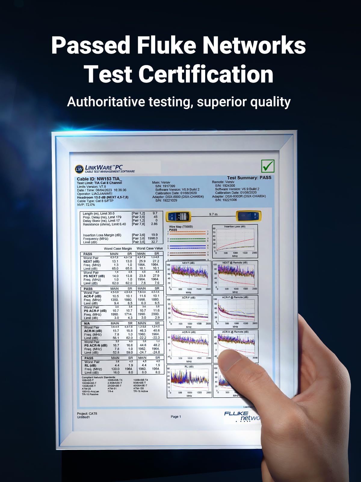 UGREEN Ethernet Cable 3m, Cat 8 High-Speed 40Gbps Internet Cable Braided