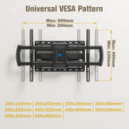 Mounting Dream Full Motion TV Wall Mount for 32-70 Inch TVs up to 110lbs